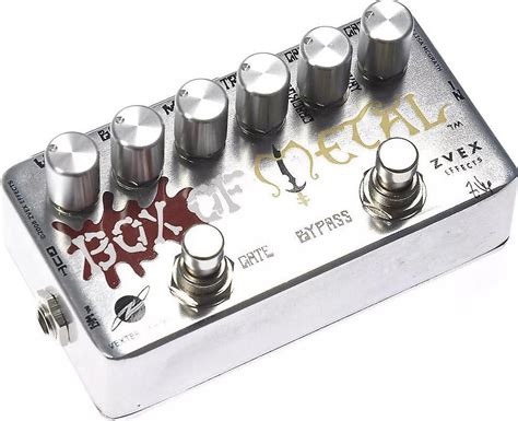 zvex box of metal distortion|Zvex Box of Metal Distortion Pedal .